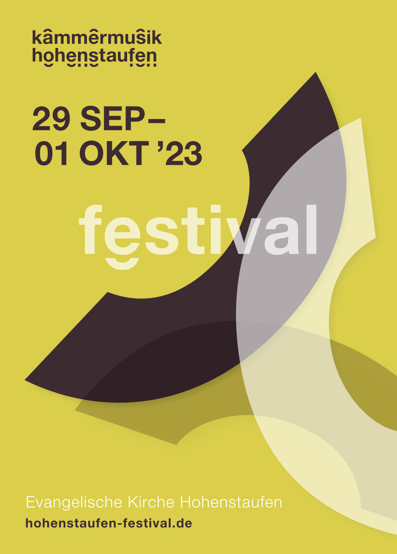 Kammermusikfestival Hohenstaufen, Plakat 2021